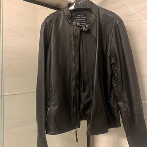 Lucky Brand Mens Leather Jacket